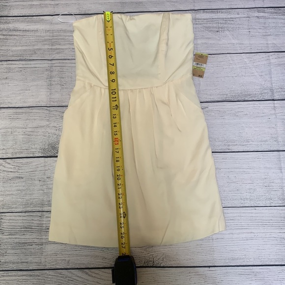 Rachel Roy Strapless Short Dress - Cream - Picture 12 of 15